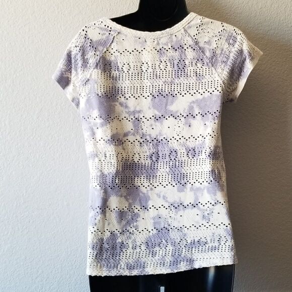We The Free Cotton Tiedye Eyelet Tshirt - Picture 4 of 7